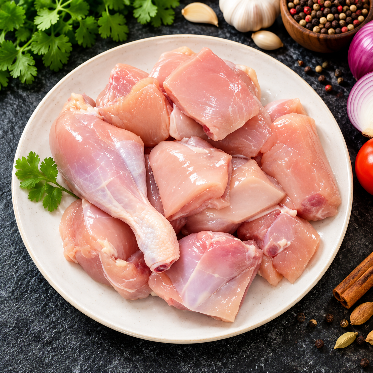 822fb63f-bbcb-4786-b485-09f4c7e9413c (1) Chicken Biryani cut - Image 1